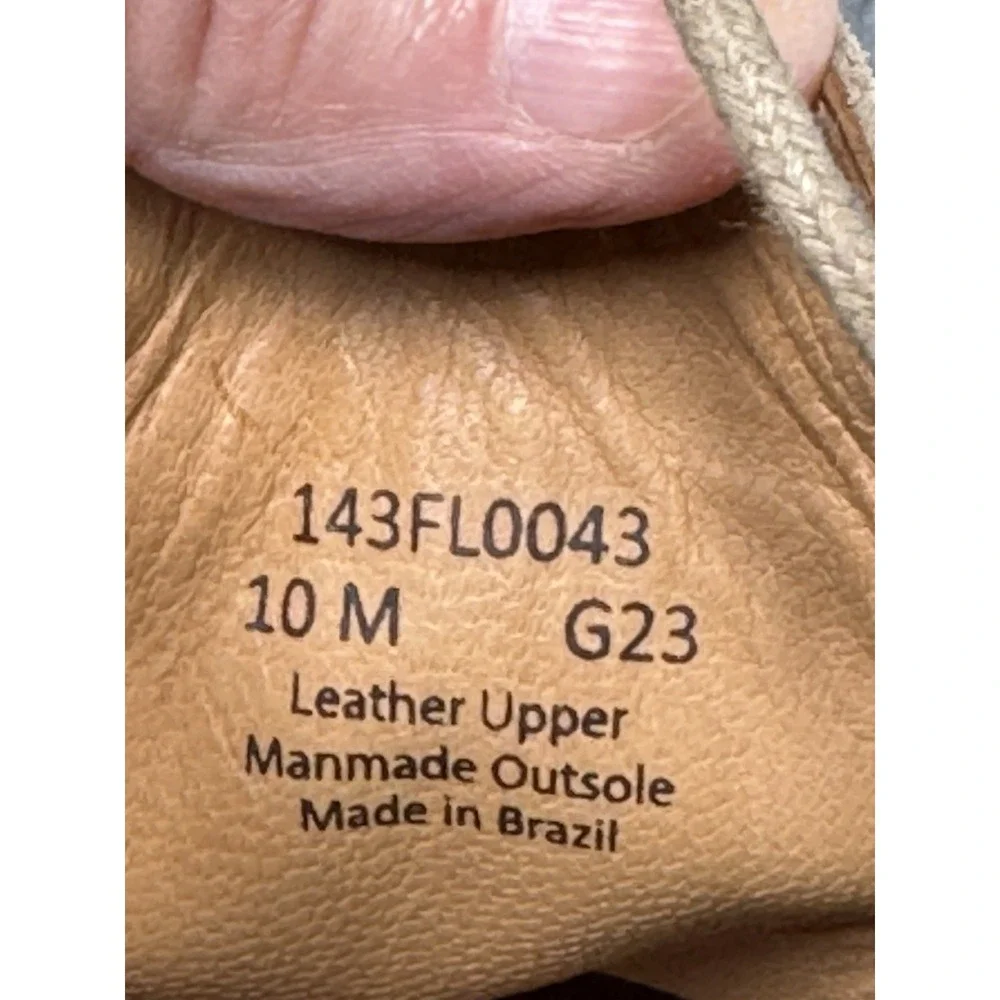 Men's Suede Leather Chakka Shoes Size 10 By Flag Ltd Nappa Glove‎ Tan NWOB